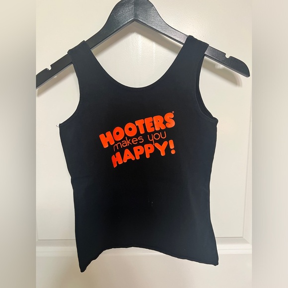 Authentic Hooters black tank top size S - Picture 2 of 6